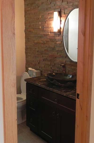 Bathroom Addition Powder Room | Denver Remodel Contractor