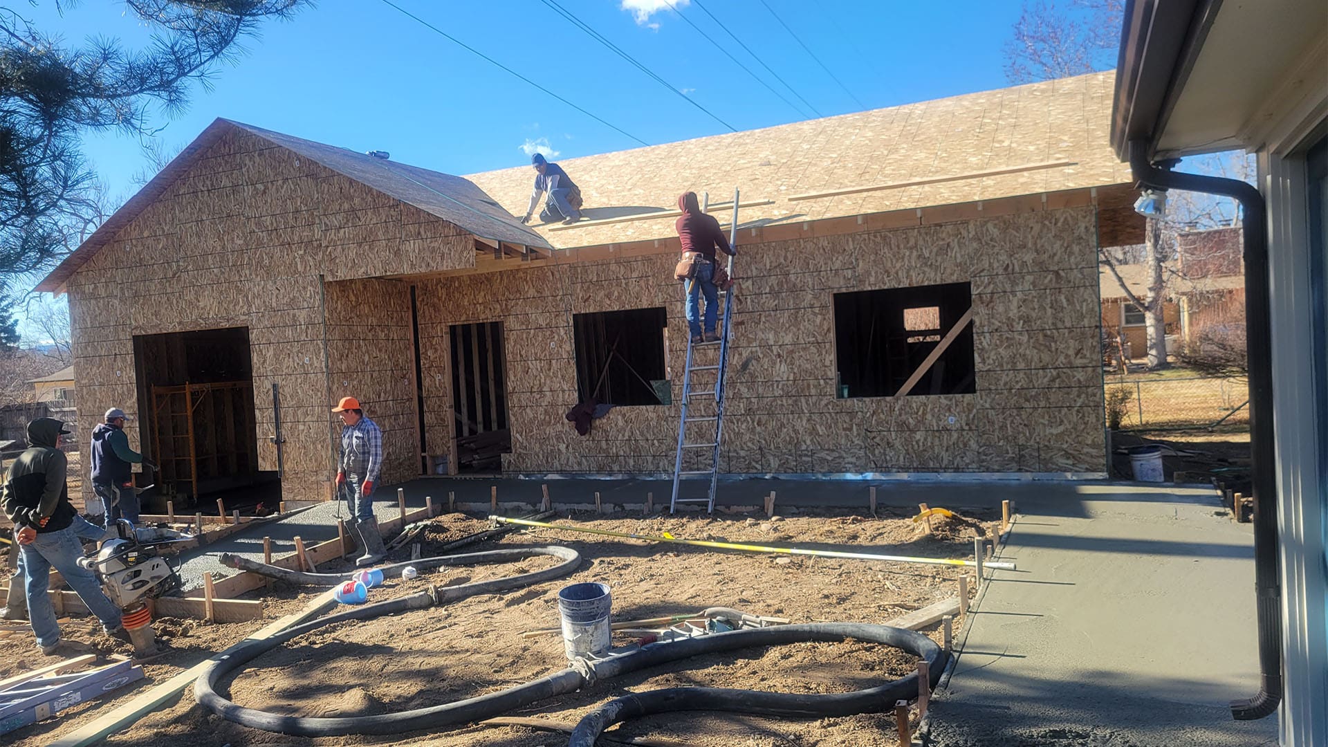 AAA Home Improvements ADU Exterior Framing_ Lakewood Project 2022