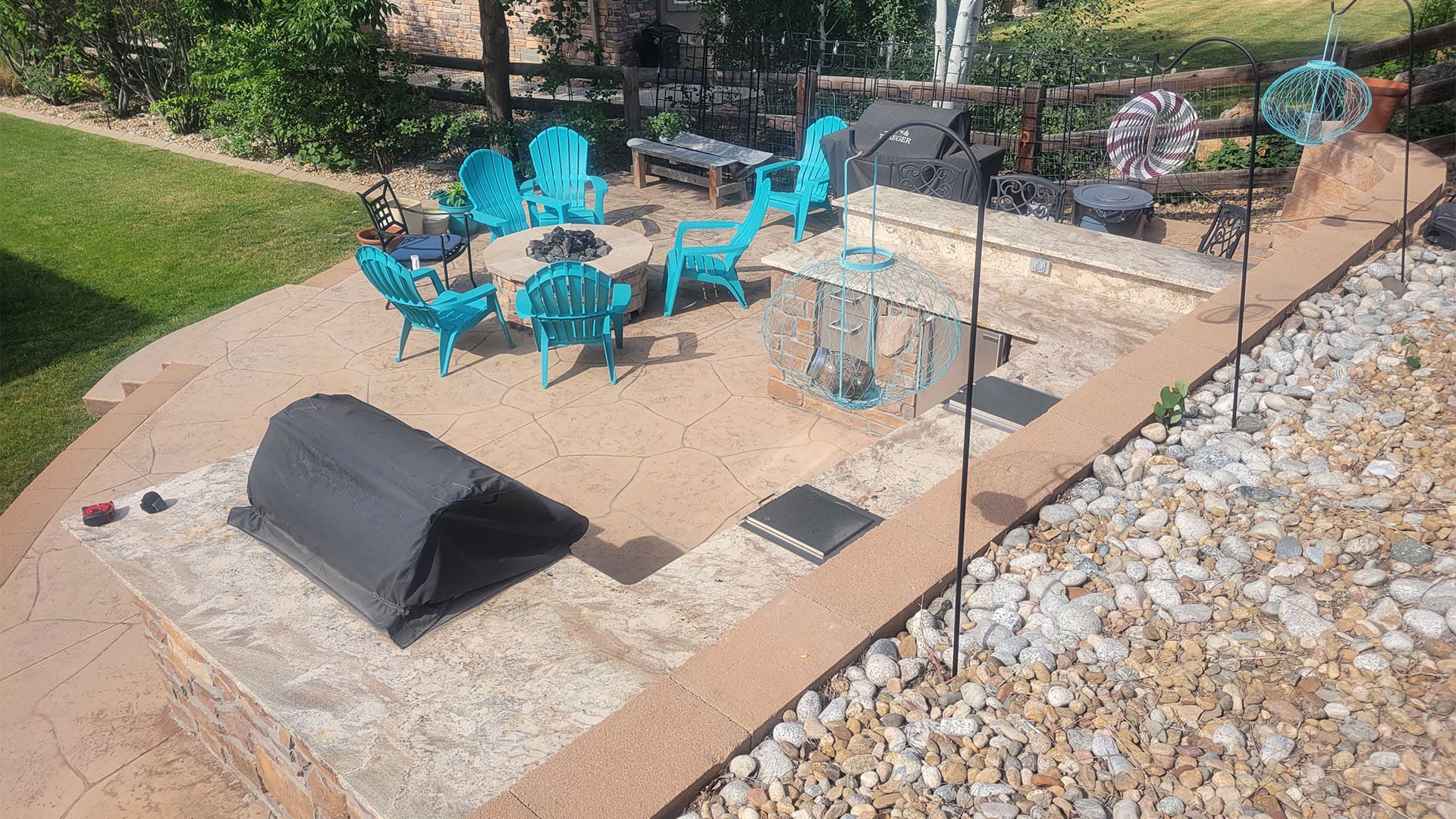 Whole Home Remodel Lakewood patio cover construction Before